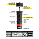 Nite Ize Radiant 3-IN-1 LED Mini Flashlight 80 Lumens (Red)