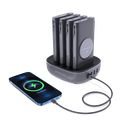 Powerology 4in1 Station 10000mAh with Built-in Cable (Black)