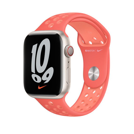 Apple Watch Nike Sport Band 45mm Regular (Magic Ember/Crimson Bliss)
