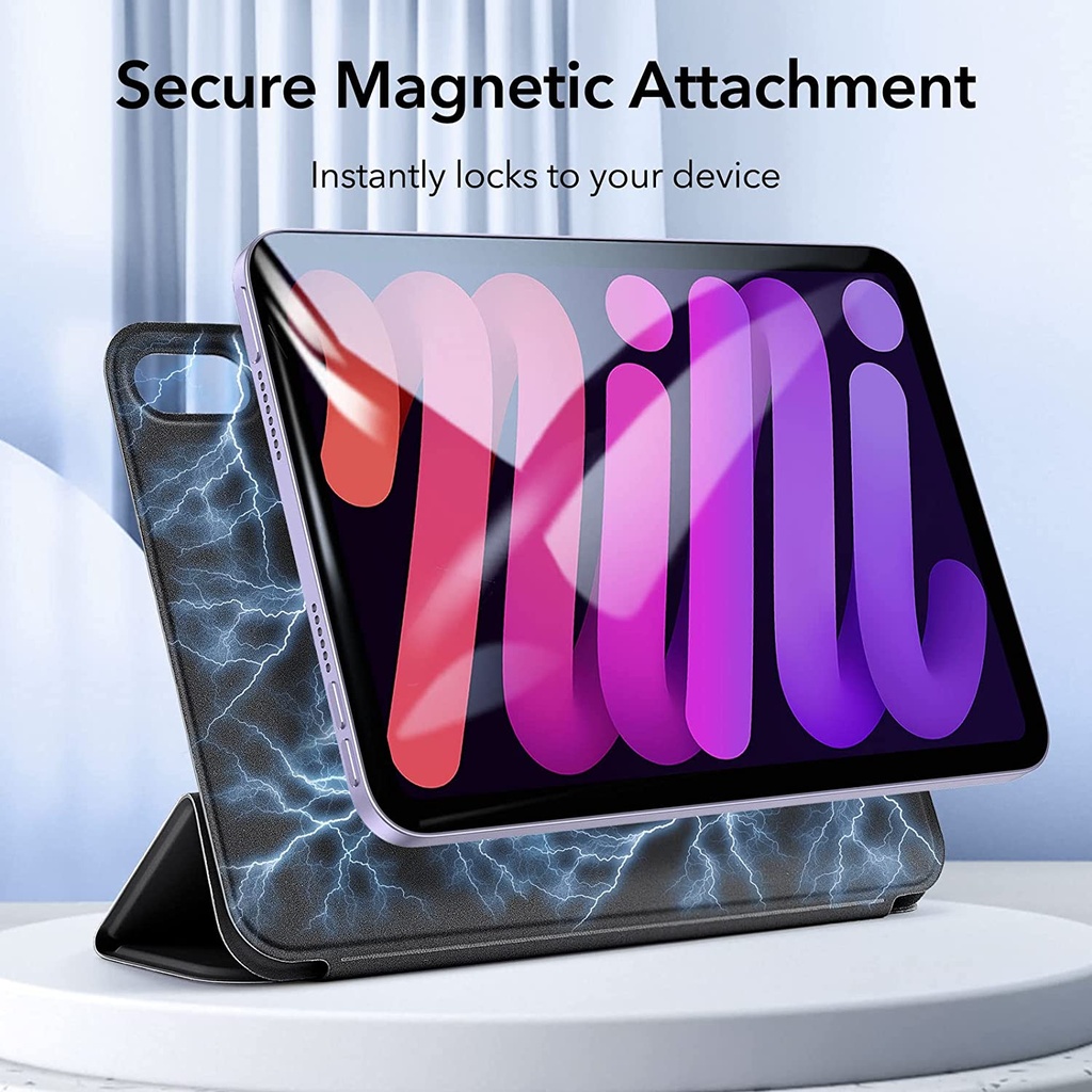 ESR Rebound Magnetic with Clasp Cover for iPad Mini 2021 (Black)