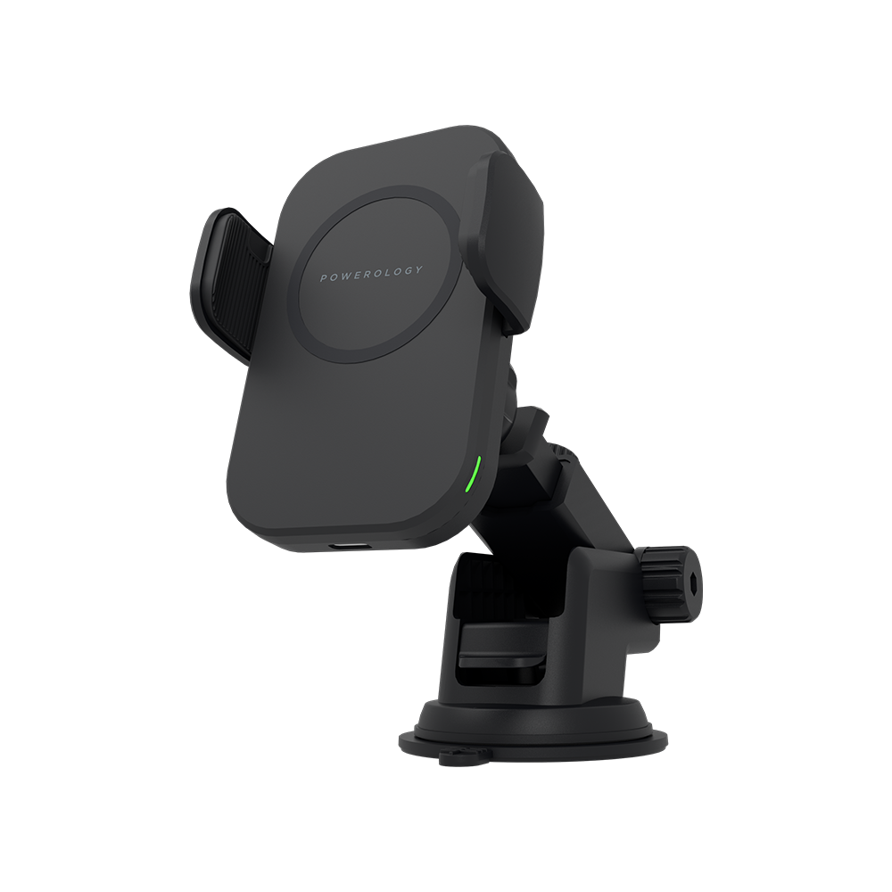 Powerology Fast-Wireless Universal Magsafe Mount 7.5W / 15W (Black)