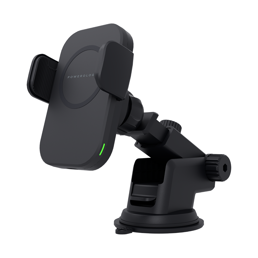 Powerology Fast-Wireless Universal Magsafe Mount 7.5W / 15W (Black)