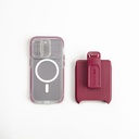 Tech21 EvoMax iPhone 14 Pro-Magsafe w/Holster (Frosted Purple)