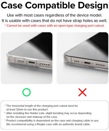 Ringke Holder Link Strap (Black/White)