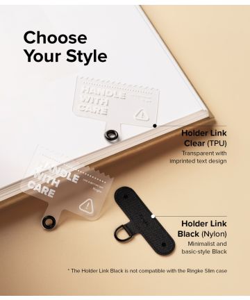 Ringke Holder Link Strap (Black/White)