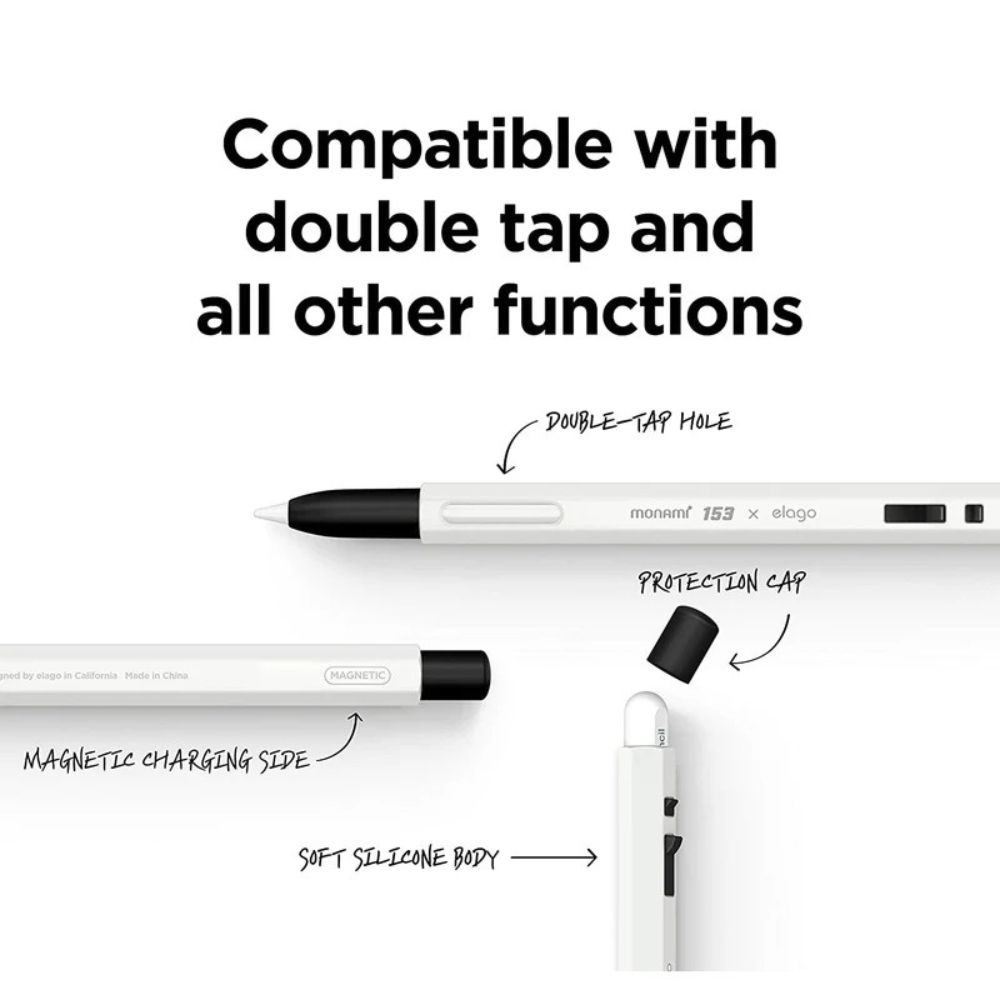 Elago Monami Case for Apple Pencil 2nd Gen (White)