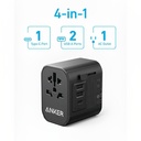 Anker 312 Outlet Extender Wall Charger (Black)