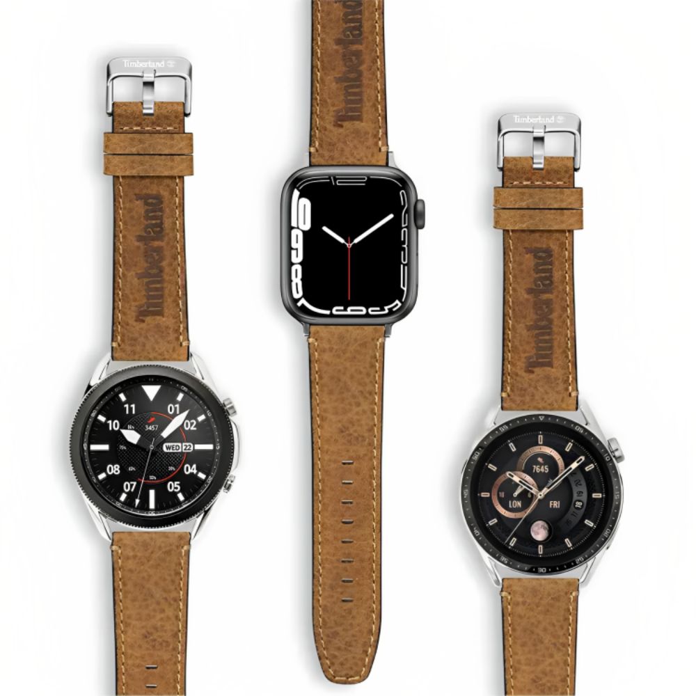 Timberland Barnesbrook Leather Strap for Smart Watch 38/40/41mm (Wheat)