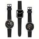 Timberland Daintree Leather Strap for Smart Watch 42/44/45/49mm (Black)