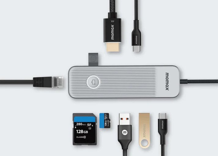 One Link 8 in 1 multi-function USB-C hub