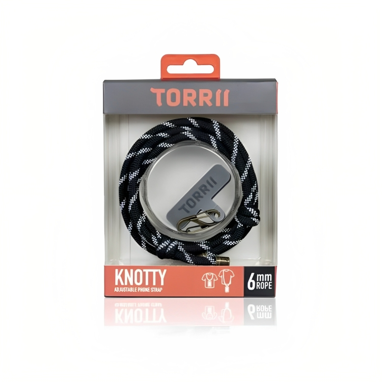 Torrii Knotty Adjustable Phone Strap 6mm (Black Forest)