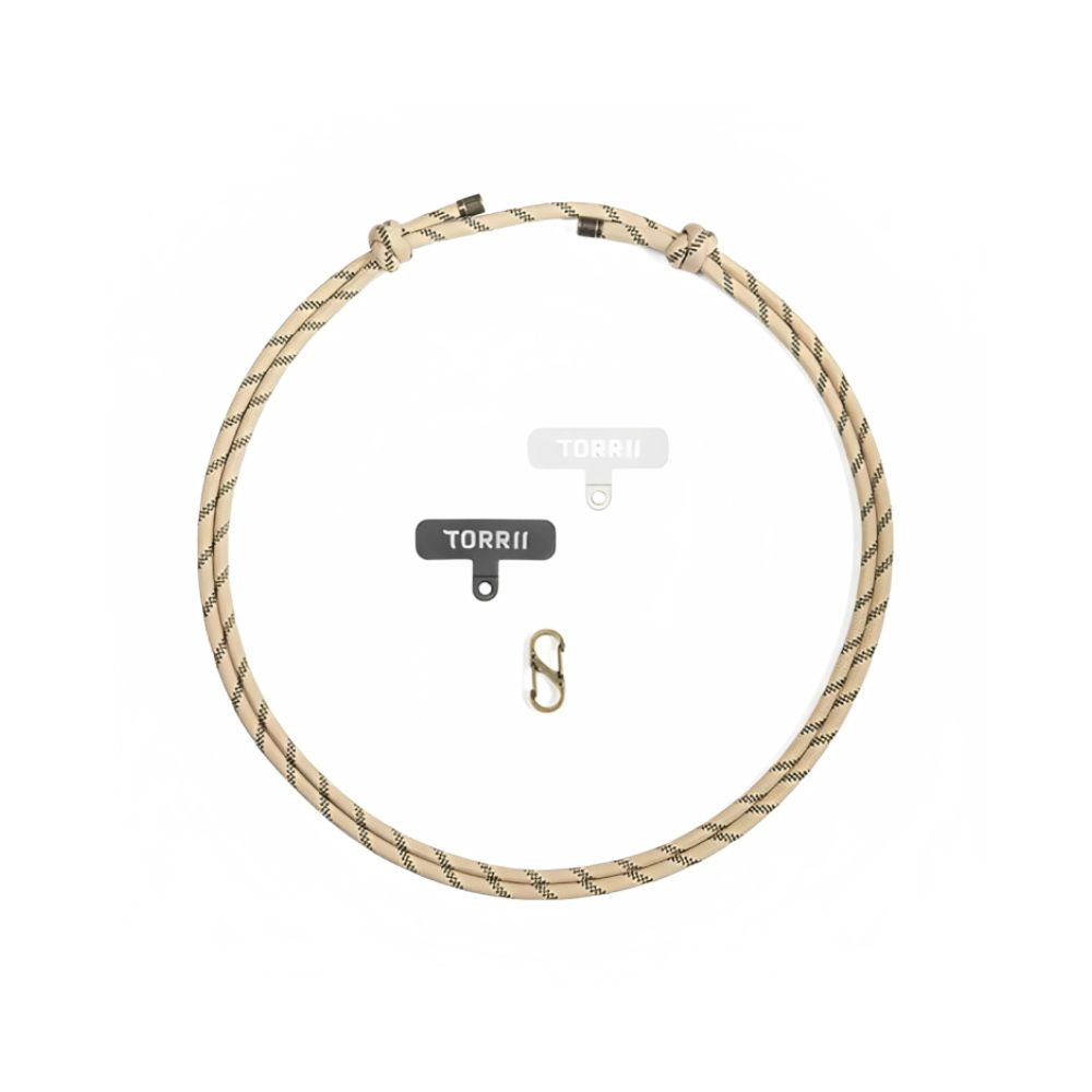 Torrii Knotty Adjustable Phone Strap 6mm (Peanut Butter)