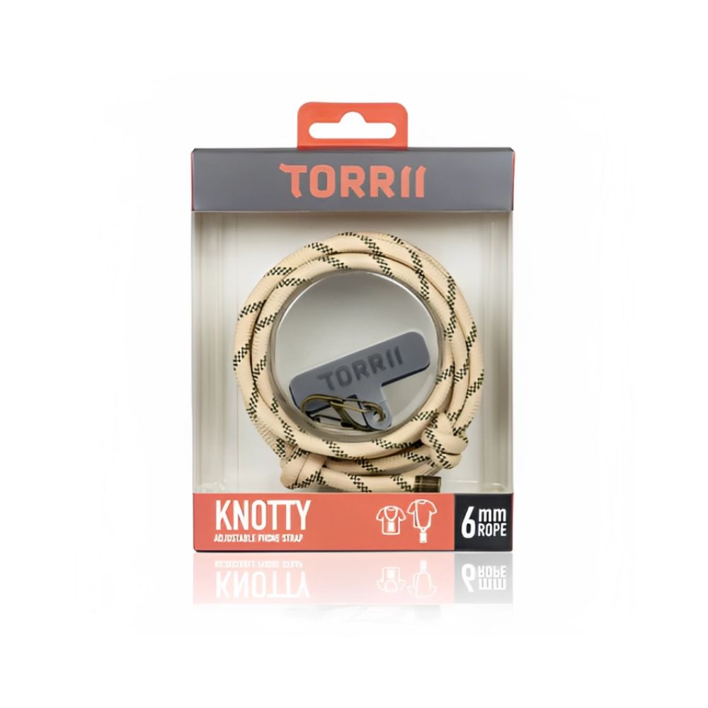Torrii Knotty Adjustable Phone Strap 6mm (Peanut Butter)