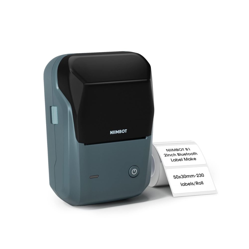 NIIMBOT B1 Portable Thermal Label Printer (Sapphire Blue)