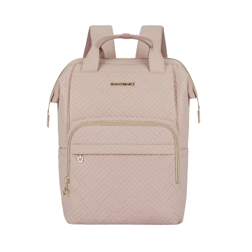 Bagsmart 15.6" Zoraesque Laptop Stylish Backpack for Women (Pink)
