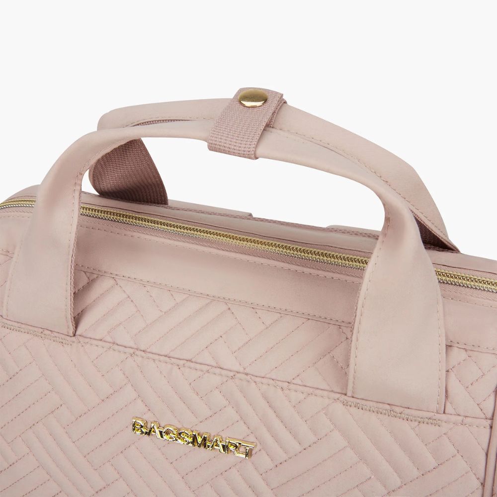 Bagsmart 15.6" Zoraesque Laptop Stylish Backpack for Women (Pink)