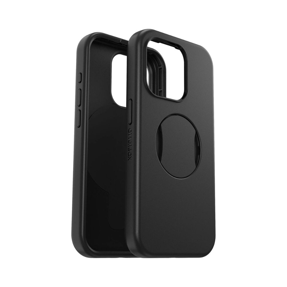 OtterBox OtterGrip Symmetry MagSafe Case for iPhone 15 Pro Max (Black)