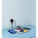 Powerology Universal Multi-Port Travel Adapter with 4 Type-C