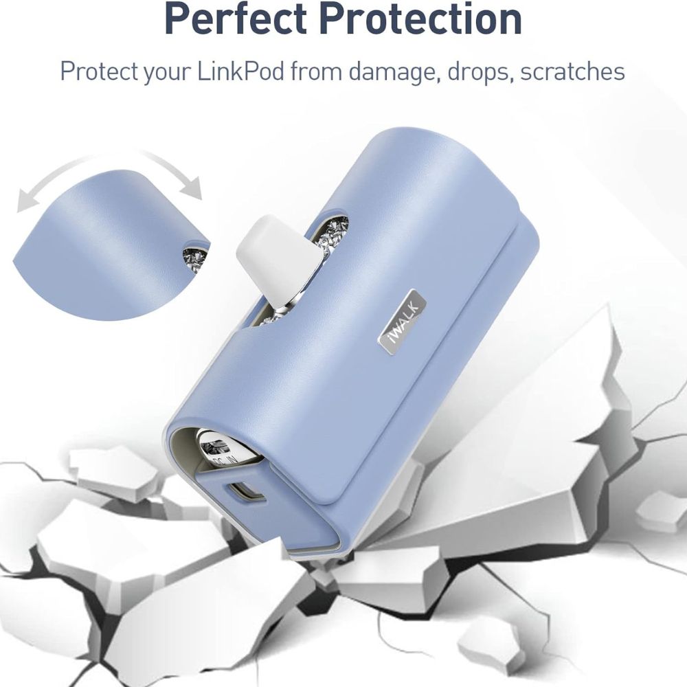 iWalk LinkPod Bag for Pocket Battery (Purple)