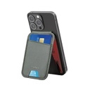 Momax Magnetic Stand & Card holder (Grey)