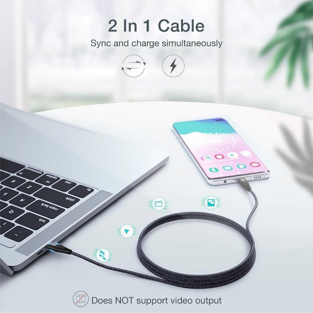 Choetech USB-C to C Cable 1.2m PD 60W (Black)