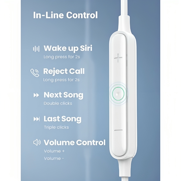 UGREEN Wired Earphones with 3.5mm Connector