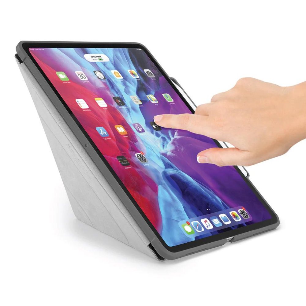 Pipetto Origami No.3 Pencil Case for iPad 12.9" (Grey)