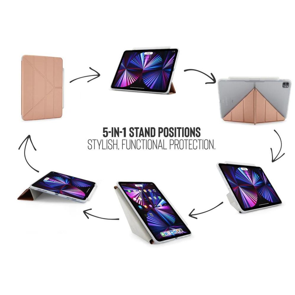Pipetto Origami No.3 Pencil Case for iPad Pro 11" (Rose Gold)