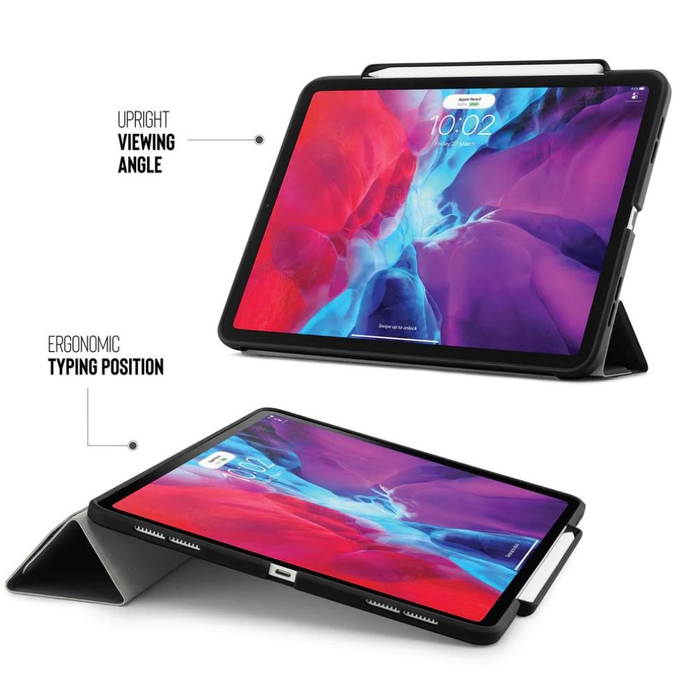 Pipetto Origami No.3 Pencil Case for iPad Pro 12.9" (Black)
