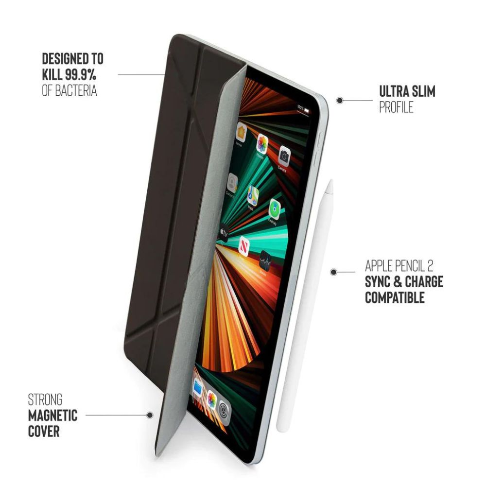 Pipetto Origami No.4 Folio Case for iPad 12.9" (Black)
