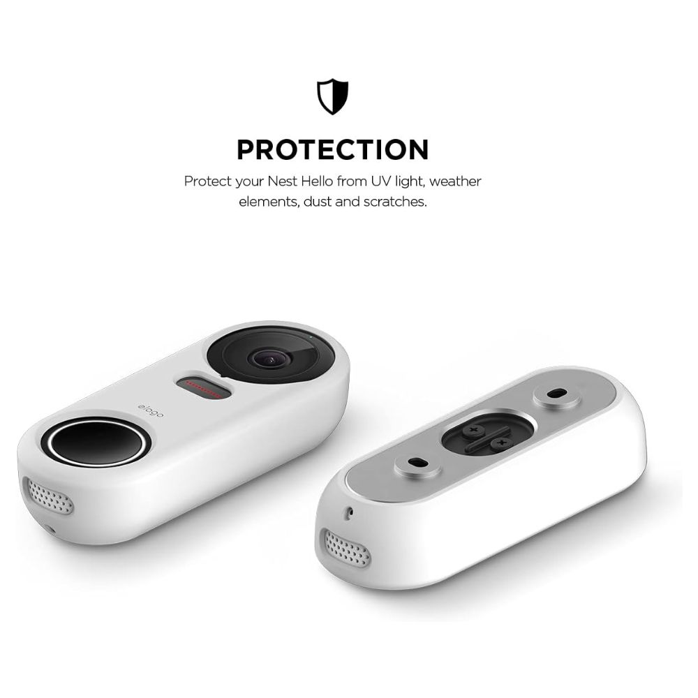 Elago Silicone Case for Nest Doorbell Hello (White)