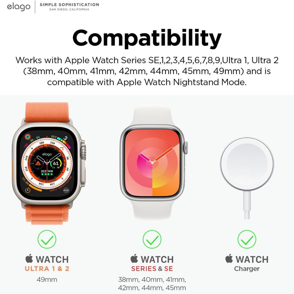 Elago W3 Stand Apple Watch Ultra 44/45mm (Classic White)