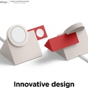 Elago MS5 Magsafe Duo Charging Station (Stone/Red)