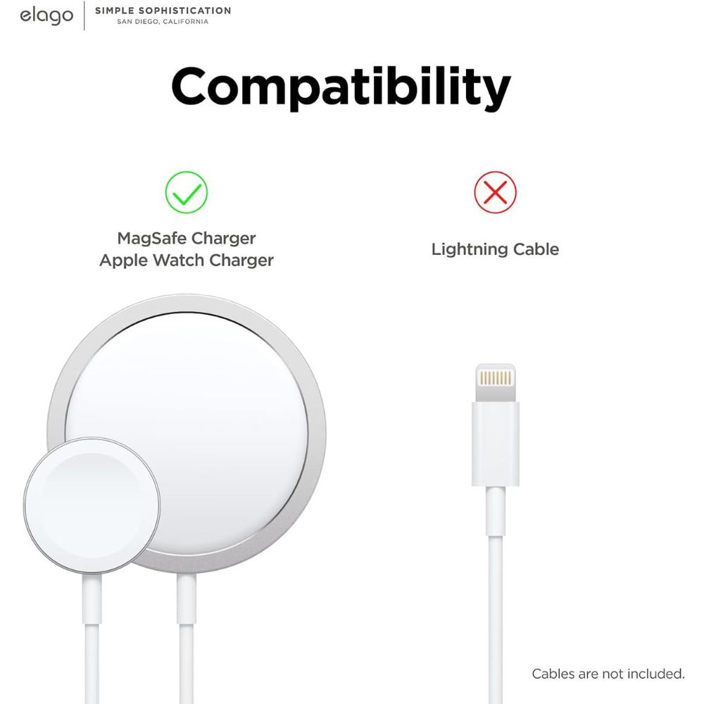 Elago MS5 Magsafe Duo Charging Station (Stone/Red)