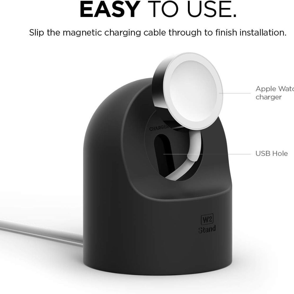 Elago W2 Stand Apple Watch (Black)