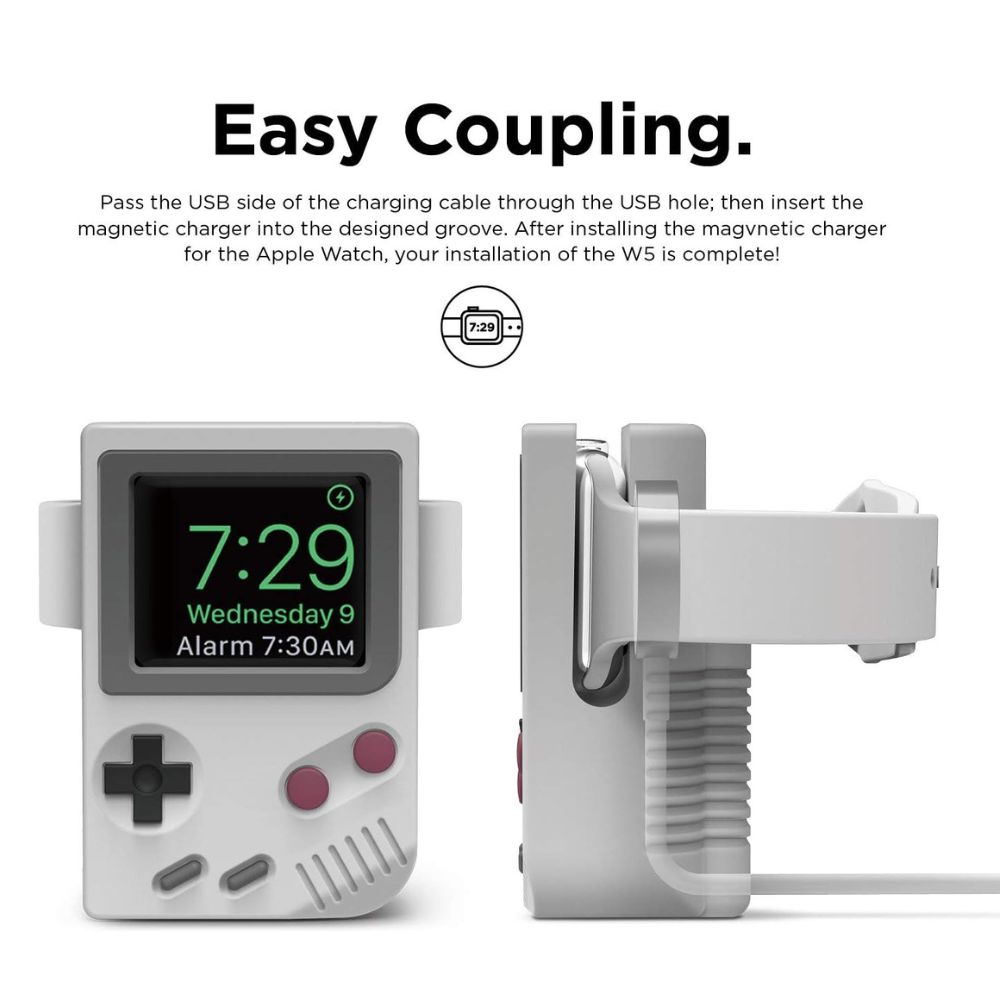 Elago W5 Apple Watch Stand (Light Grey)