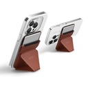 MOFT Snap-On MagSafe Stand & Wallet (Brown)