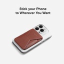 MOFT Snap-On MagSafe Stand & Wallet (Brown)