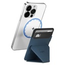 MOFT Snap-On MagSafe Stand & Wallet (Deep Blue)