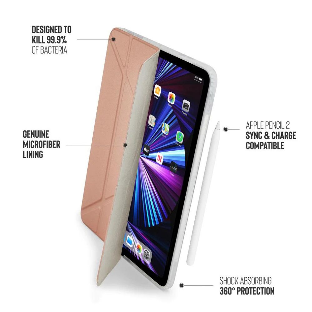 Pipetto Origami No.1 Case for iPad Pro 11" (Rose Gold)
