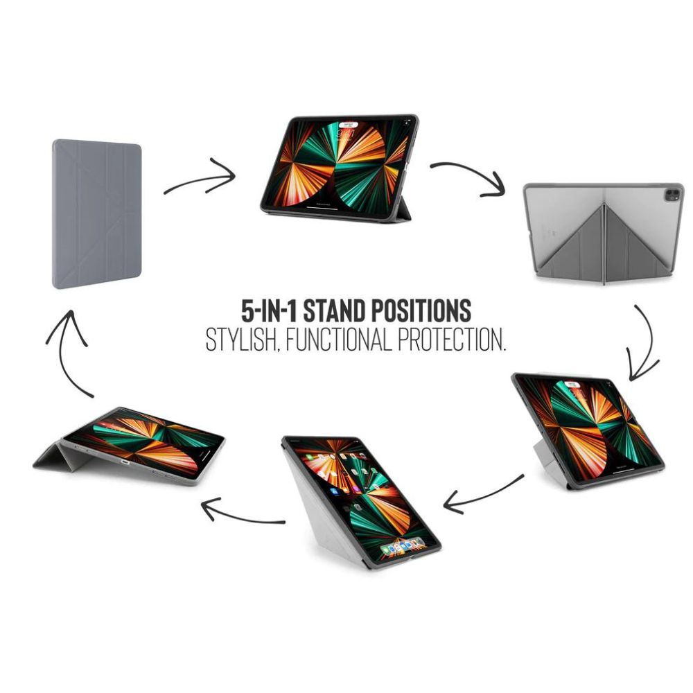 Pipetto Origami No.1 Case for iPad Pro 12.9" (Gray)