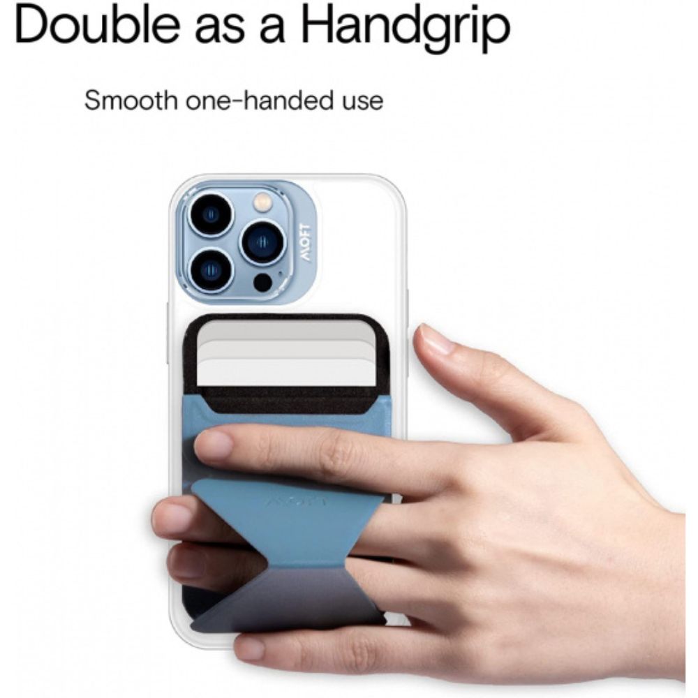 MOFT Snap-On MagSafe Stand & Wallet (Maple)