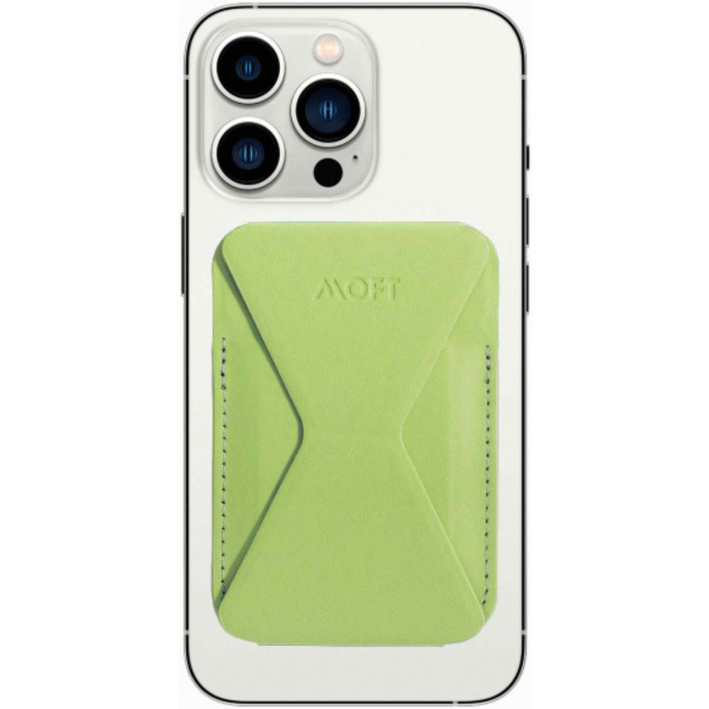 MOFT Snap-On MagSafe Stand & Wallet (Sprout)