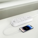 Belkin 6-outlet Surge Protector 18W, USB-A & USB-C Ports 2M