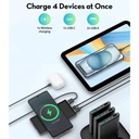 RAVPower Home charging combo Black 10000mah power bank x 4