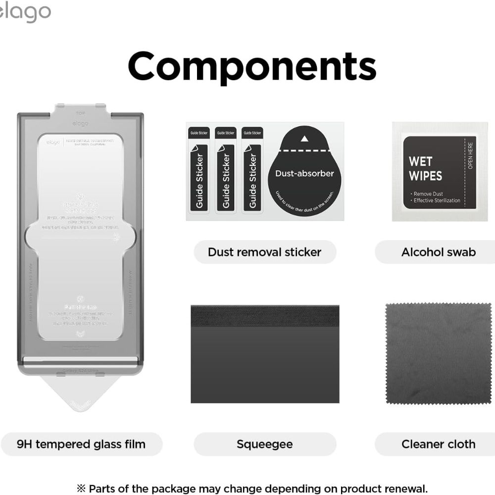 Elago Screen Protector for Samsung Galaxy S24 Ultra (Clear)