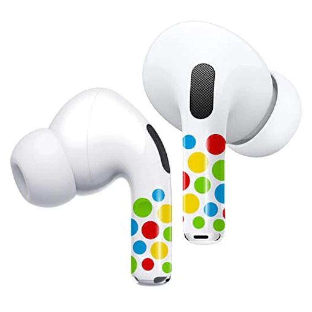 RockMax Skin for Airpods Pro and case (Colorful Dots)