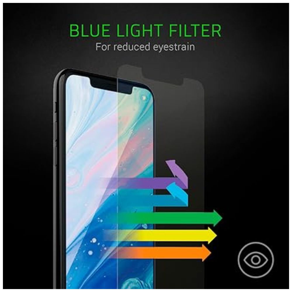 Razer Blue Light Filter Screen Protector Glass for iPhone 11