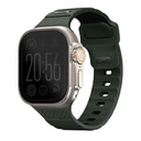 UNIQ STRIDE FKM RUBBER APPLE WATCH STRAP 49/45/44/42MM - MOSS GREEN (GREEN)