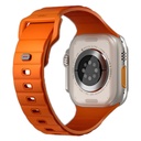 UNIQ STRIDE FKM RUBBER APPLE WATCH STRAP 49/45/44/42MM - VOLT ORANGE (VOLT ORANGE)
